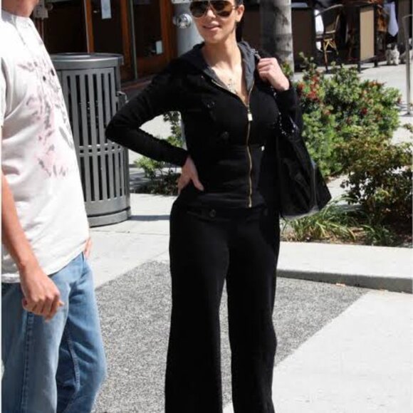 TWISTED HEART AMERICA 2 PIECE SWAVORSKI COAT Y2K RARE VINTAGE - Picture 7 of 8